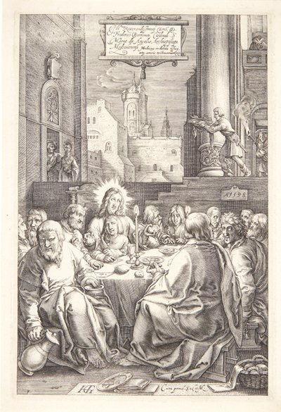 Den sidste nadver af Hendrick Goltzius