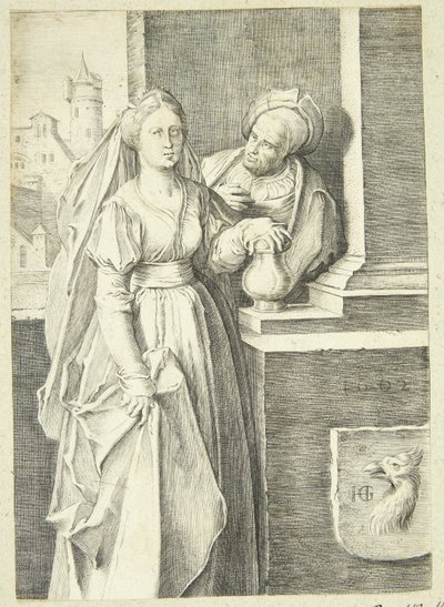 Det ulige par af Hendrick Goltzius