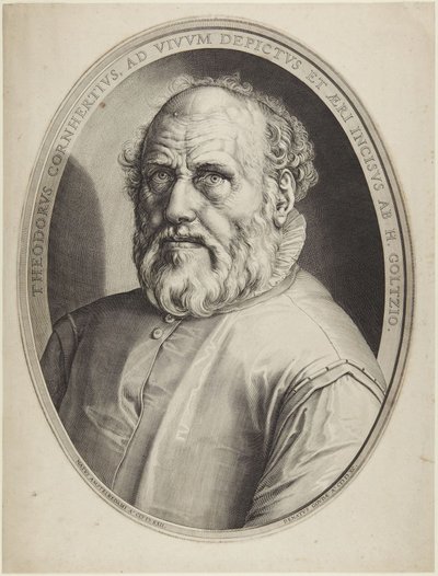 Dirck Volckertsz. Coornhert af Hendrick Goltzius