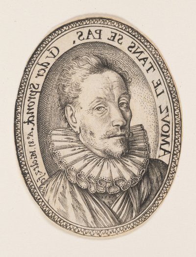 Gheraert van der Spronck af Hendrick Goltzius