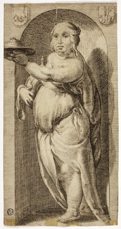 frådseri af Hendrick Goltzius