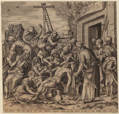 Den hellige Hieronymus af Hendrick Goltzius