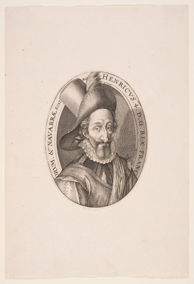 Henrik IV, konge af Frankrig af Hendrick Goltzius