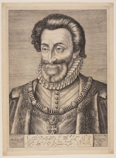 Henrik IV af Frankrig af Hendrick Goltzius