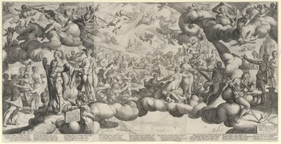 Amors og Psykes bryllup af Hendrick Goltzius