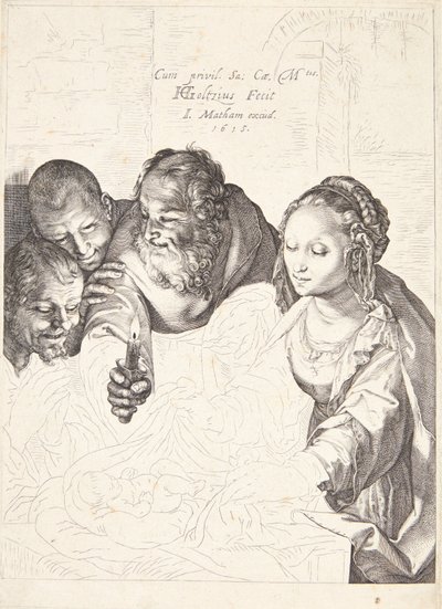 Hyrdernes tilbedelse af Hendrick Goltzius