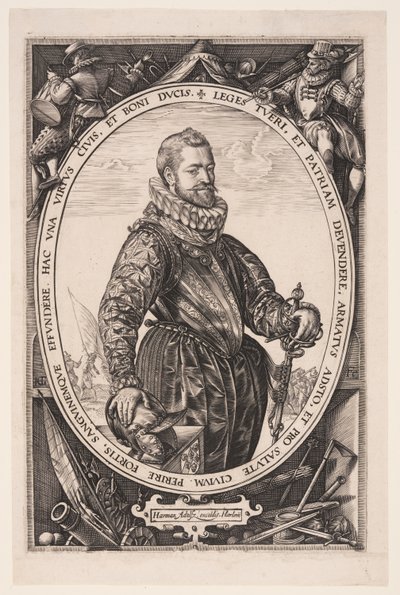 Jacques de la Faille af Hendrick Goltzius