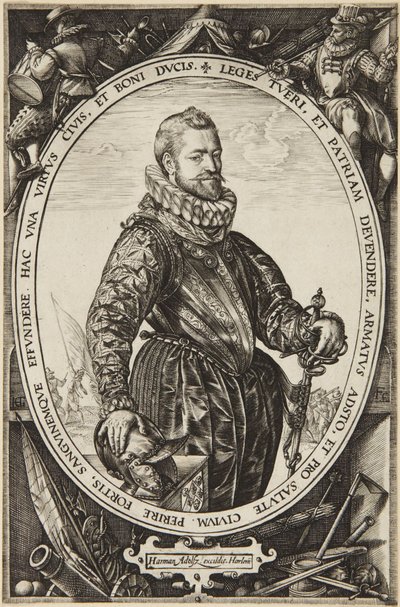 Jacques de la Faille af Hendrick Goltzius