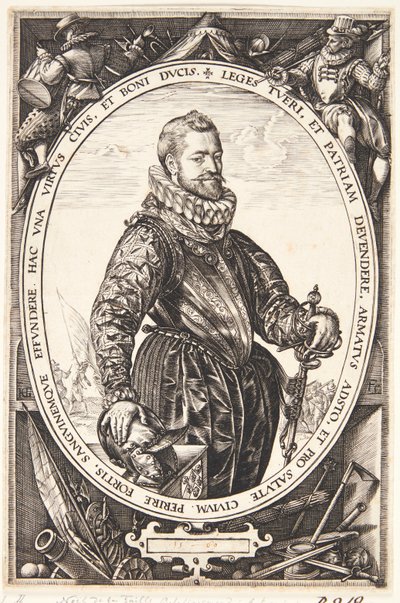 Jacques de la Faille af Hendrick Goltzius