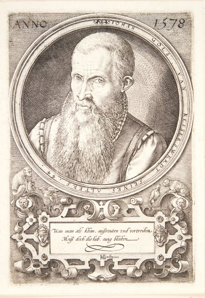 Jan Goltz II af Hendrick Goltzius