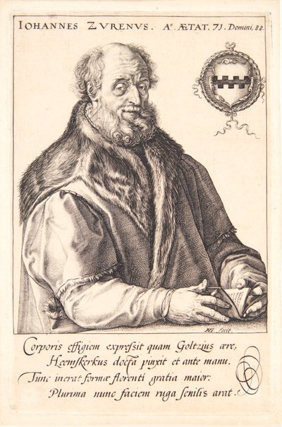 Jan van Zuren af Hendrick Goltzius