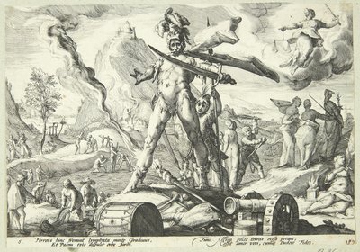 Jernalderen af Hendrick Goltzius