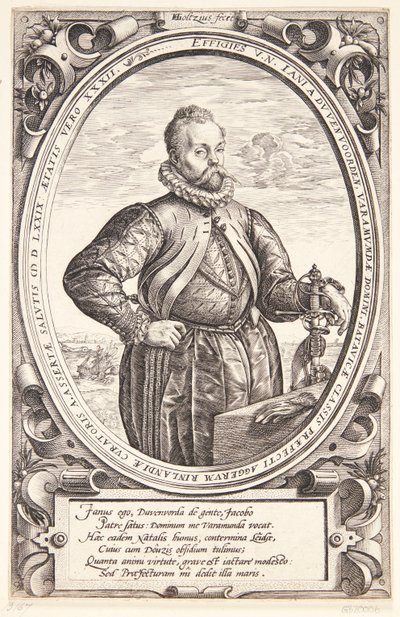 Johan van Duvenvoorde af Hendrick Goltzius