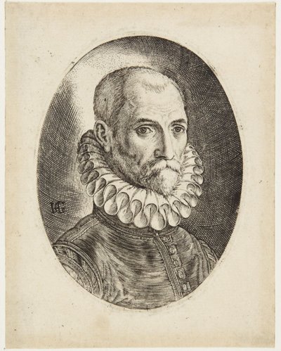 Johannes Stradanus af Hendrick Goltzius