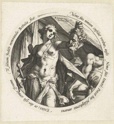 Judith med hovedet af Holofernes af Hendrick Goltzius