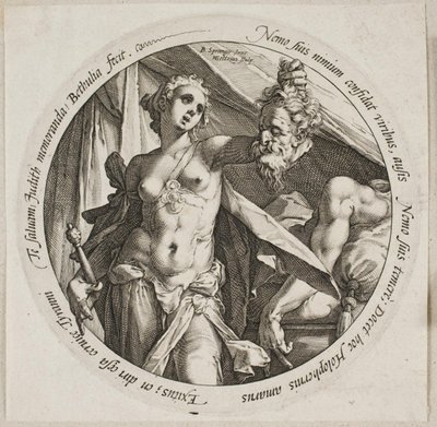 Judith med hovedet af Holofernes af Hendrick Goltzius