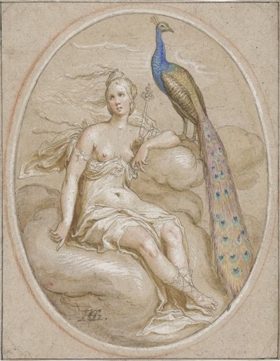 Juno af Hendrick Goltzius