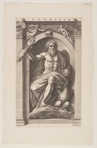 Jupiter, fra Otte hedenske guder af Hendrick Goltzius
