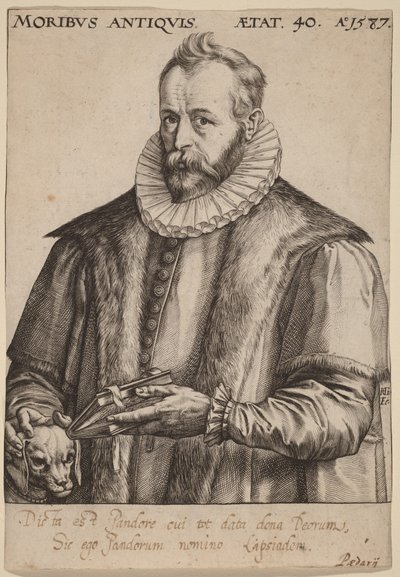 Justus Lipsius af Hendrick Goltzius