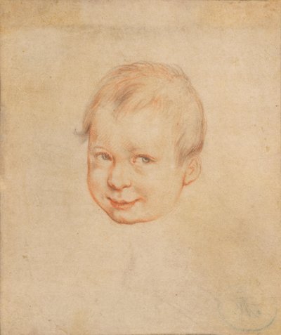Barnehoved af Hendrick Goltzius