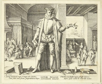 Lægen som menneske af Hendrick Goltzius