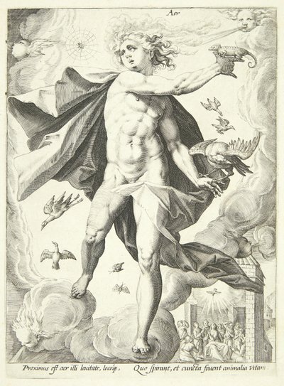 Luft (Aer) af Hendrick Goltzius