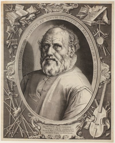 Mars og Venus overrasket af Vulkan af Hendrick Goltzius