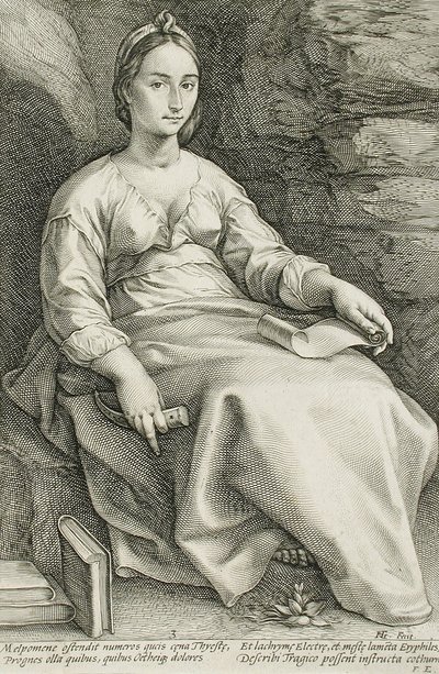 Melpomene af Hendrick Goltzius