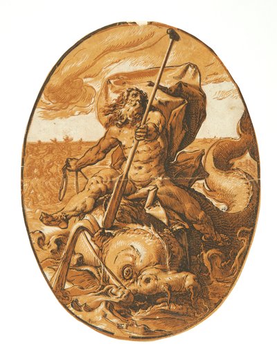 Neptun af Hendrick Goltzius