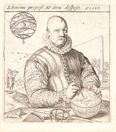 Nicolaus Petri van Deventer af Hendrick Goltzius