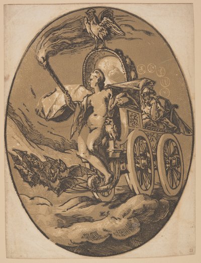 Nox, fra The Deities af Hendrick Goltzius