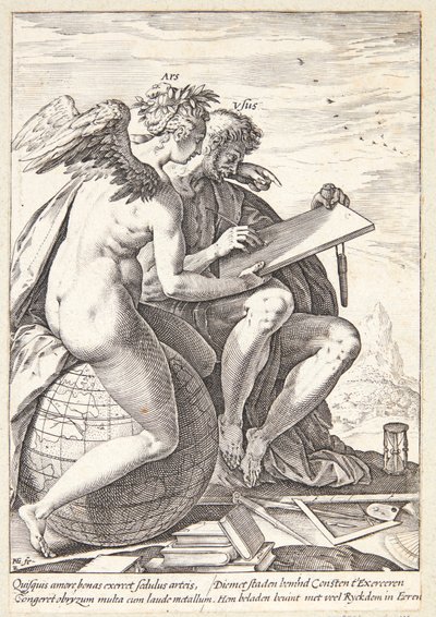 Øvelse og kunst af Hendrick Goltzius