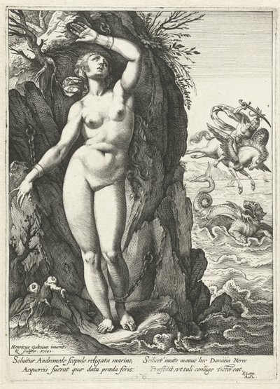 Perseus i Andromeda af Hendrick Goltzius