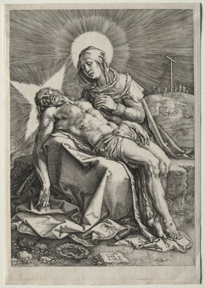 Pieta af Hendrick Goltzius
