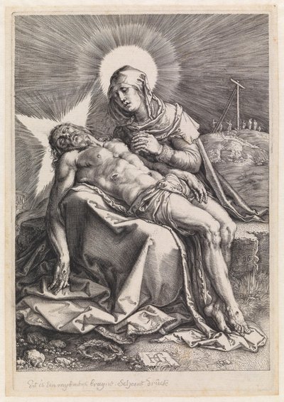 Pietà af Hendrick Goltzius