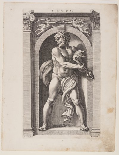 Pluto, fra Otte hedenske guder af Hendrick Goltzius