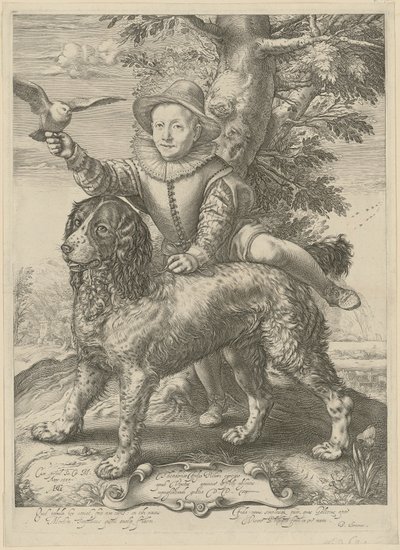 Portræt af Frederik de Vries af Hendrick Goltzius