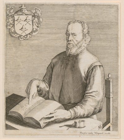Portræt af Gerard de Jode af Hendrick Goltzius