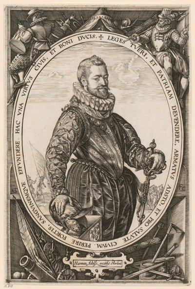 Portræt af Jaques de la Faille af Hendrick Goltzius