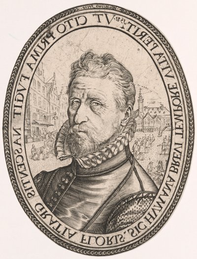Portræt af Albert Fransz. Schatter af Hendrick Goltzius