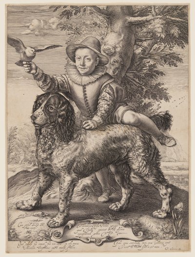 Portræt af Frederik de Vries af Hendrick Goltzius