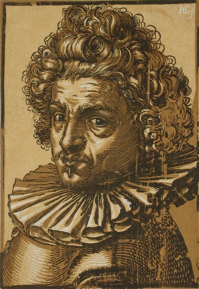 Portræt af Gillis van Breen af Hendrick Goltzius