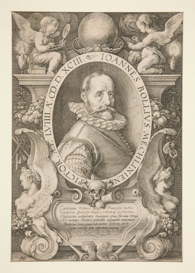Portræt af Hans Ball af Hendrick Goltzius