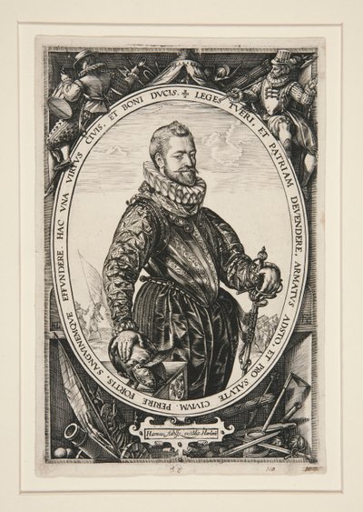 Portræt af Jacques de la Faille af Hendrick Goltzius