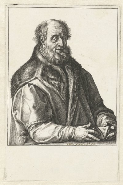 Portræt af Jan van Suren af Hendrick Goltzius