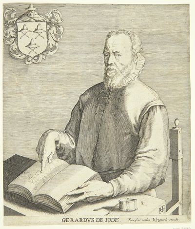 Portræt af Gerard de Jode af Hendrick Goltzius