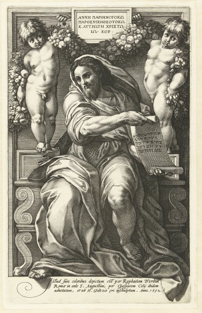 Profeten Esajas af Hendrick Goltzius