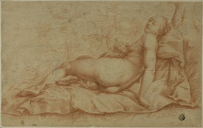 Tilbagelænet Venus af Hendrick Goltzius
