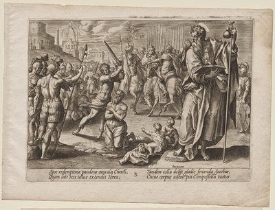 Sankt Jakob den Store af Hendrick Goltzius