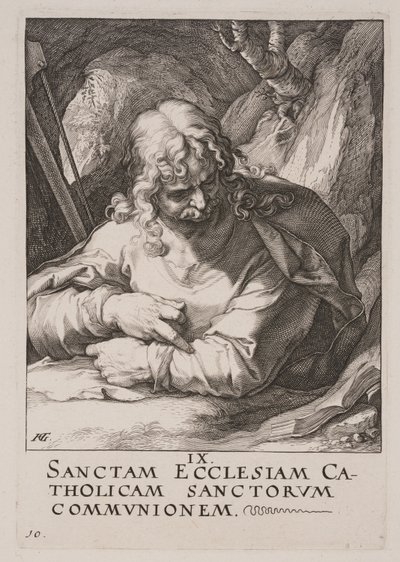 Jakob den Lille, fra Kristus, apostlene og Paulus med trosbekendelsen af Hendrick Goltzius